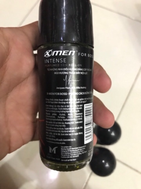 Lăn khử mùi Xmen For Boss Diện mạo mới 50ml