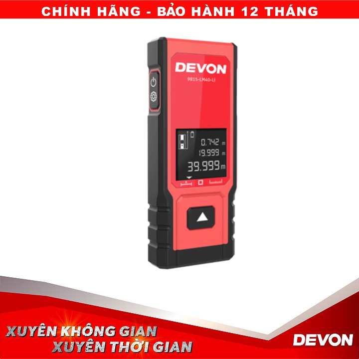 Máy đo khoảng cách laser 40m Devon 9815-LM40-Li 40m