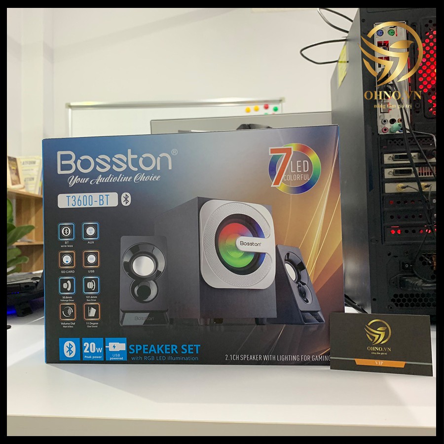 Loa Máy Vi Tính Bluetooth Để Bàn Bosston T3600 Loa Laptop RGB Pc Có Blutooth Nghe Nhạc – OHNO Việt Nam | BigBuy360 - bigbuy360.vn