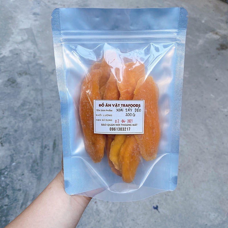 200g-500g Xoài Thái Lan Sấy Dẻo miếng to loại ngon