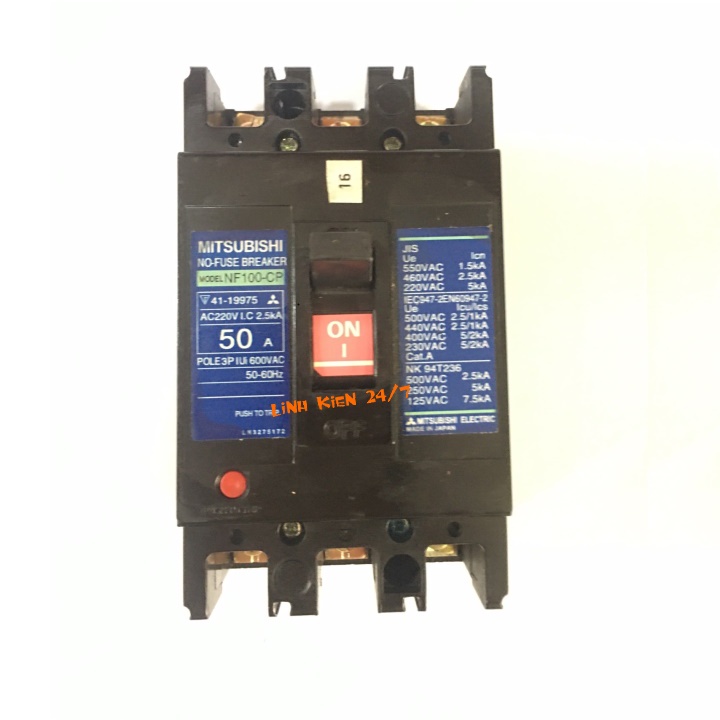 Aptomat 3 Pha Mitsubishi Nội Địa Nhật 50A