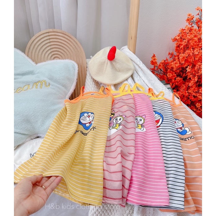 |FAMARAL1 giảm 10k cho đơn 50k|váy cotton đũi doremo cho bé