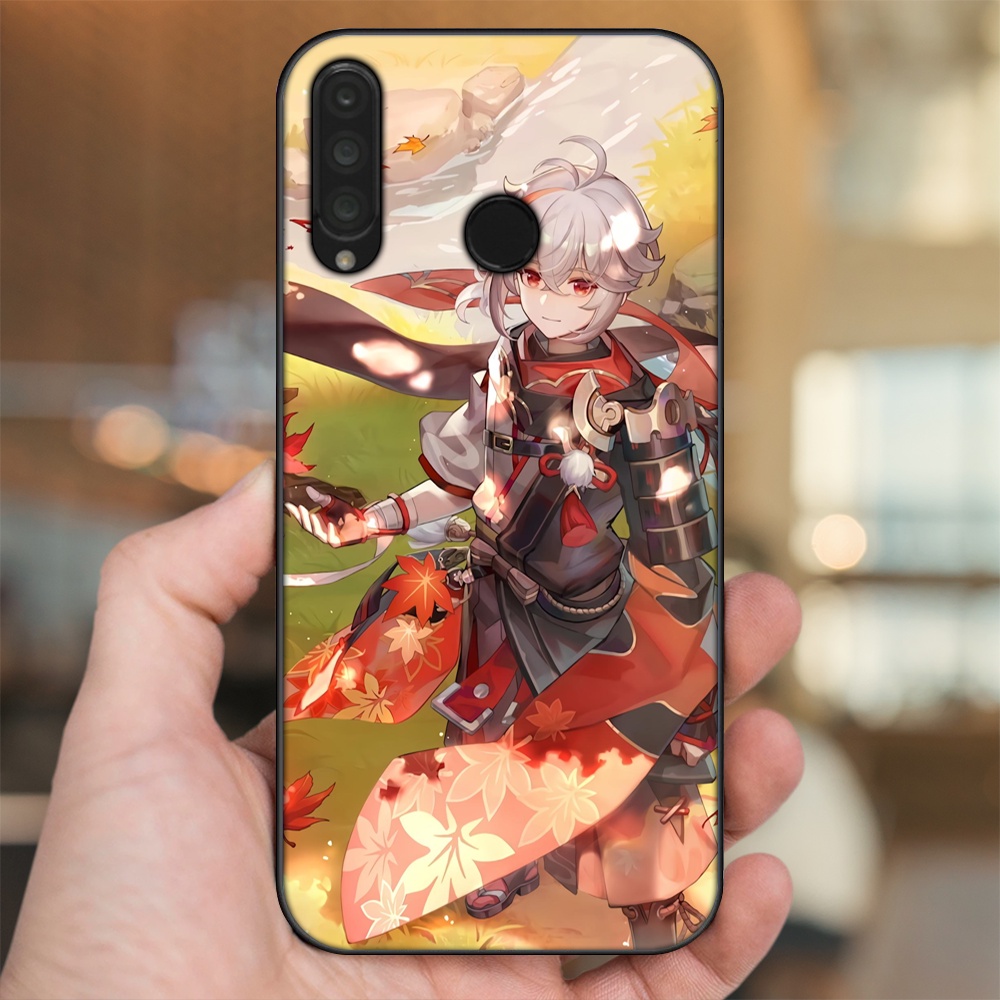 Ốp lưng Huawei P30 Lite, Nova 4e viền đen in hình Kazuha Genshin Impact