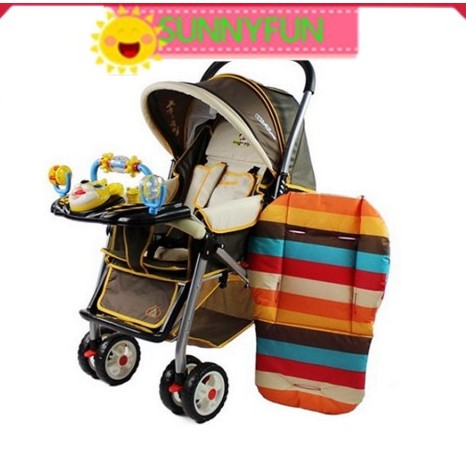 Sf Đệm Lót Xe Đẩy Em Bé Chống Thấm Nước Màu Cầu Vồng
