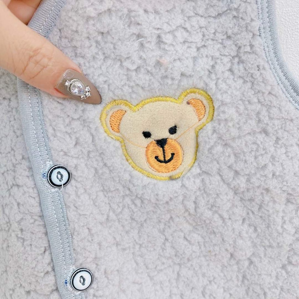 Áo gile lông cừu cho bé trai và bé gái từ 4kg đến 14kg - A SHOP 01