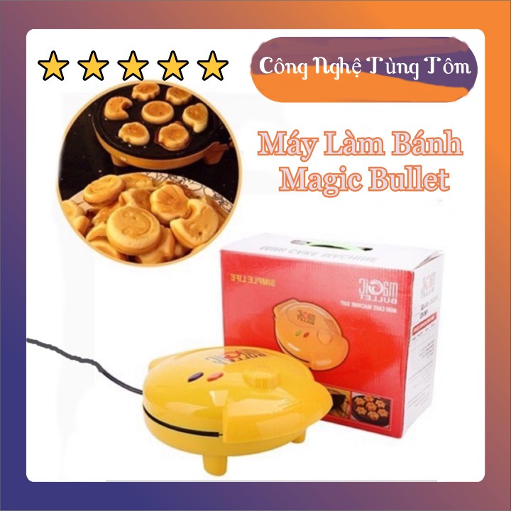 Máy Nướng Bánh🥖 Máy Làm Bánh Hình Thú Magic Bullet 🥖 Nhỏ Gọn, Tiện Lợi