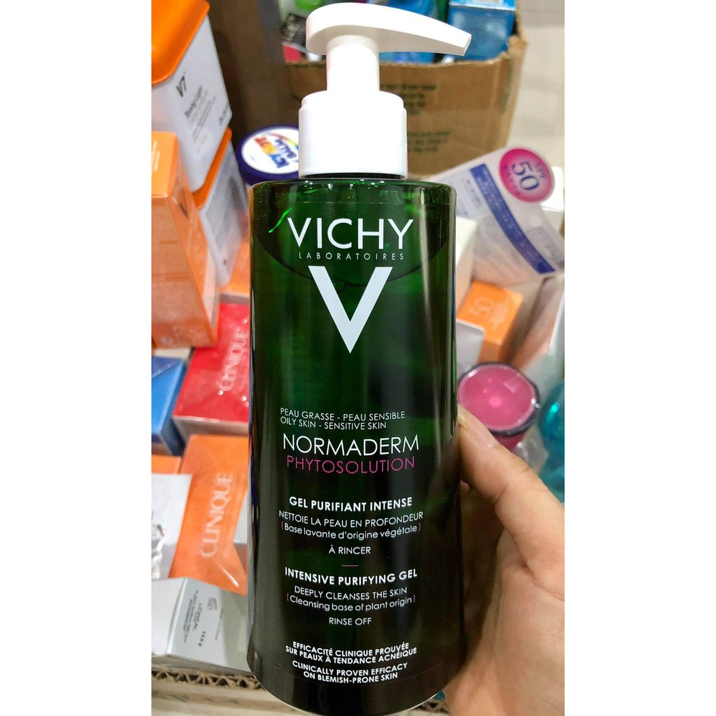 SỮA RỬA MẶT Vichy NORMADERM PHYTOSOLUTION GEL CHO DA DẦU MỤN 400ML