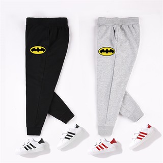 Marvel batman Siêu Nhân batman logo Siêu Nhân logo Hoạt Hình Thể Thao Quần Bé Trai Trung Lớn Trẻ Em Skinny Sweatpants
