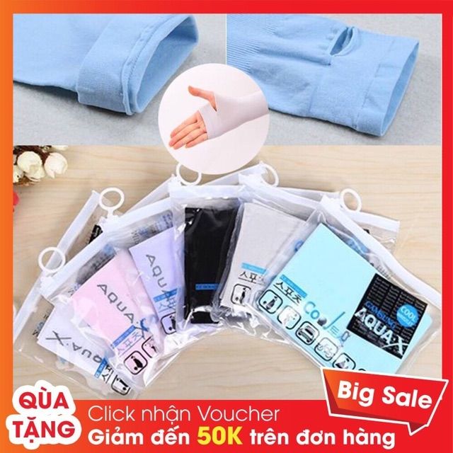 Gang tay chống nắng xỏ ngón Hàn quốc