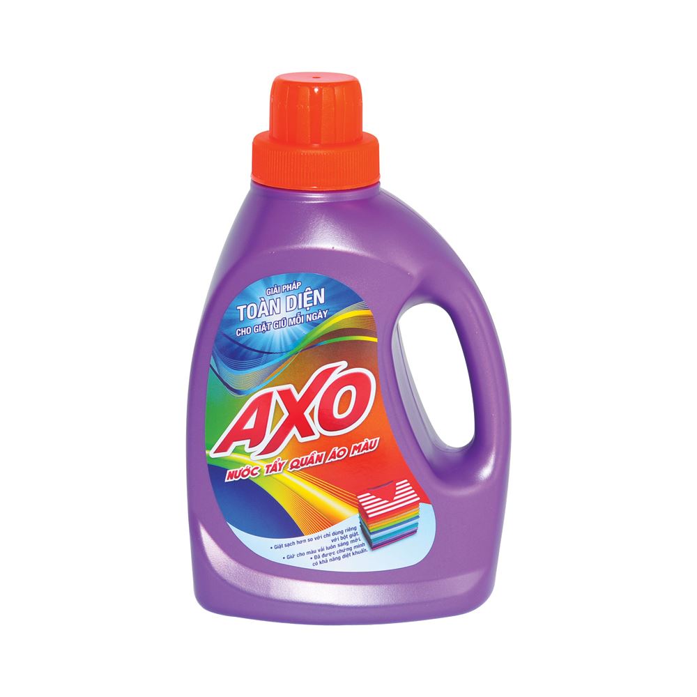 Nước tẩy quần áo màu AXO hương hoa đào 800ml
