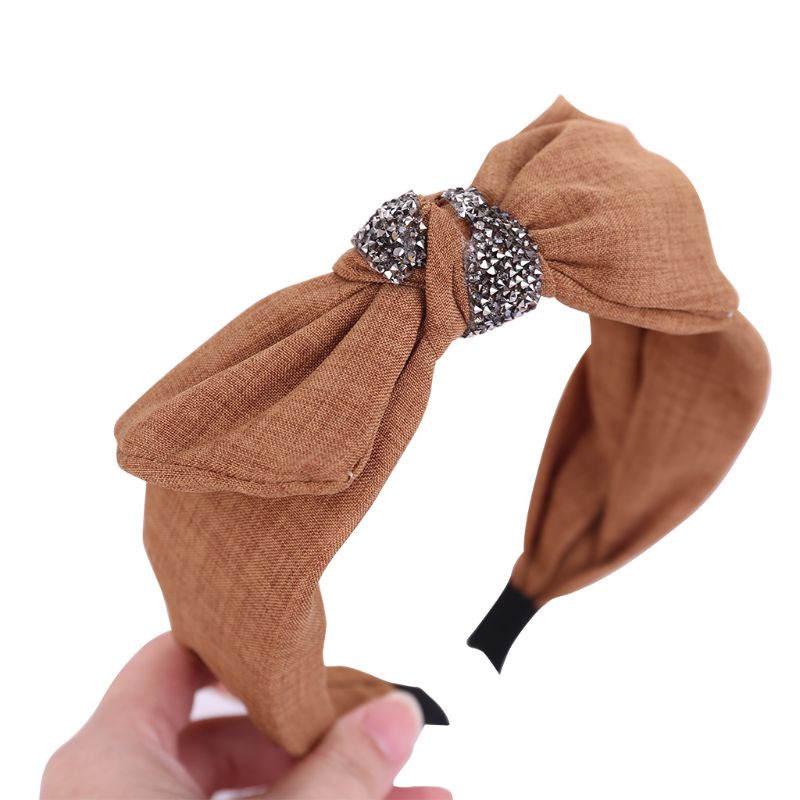 Băng Đô Cài Tóc Đính Đá Phong Cách Hàn Quốc Sang Trọng