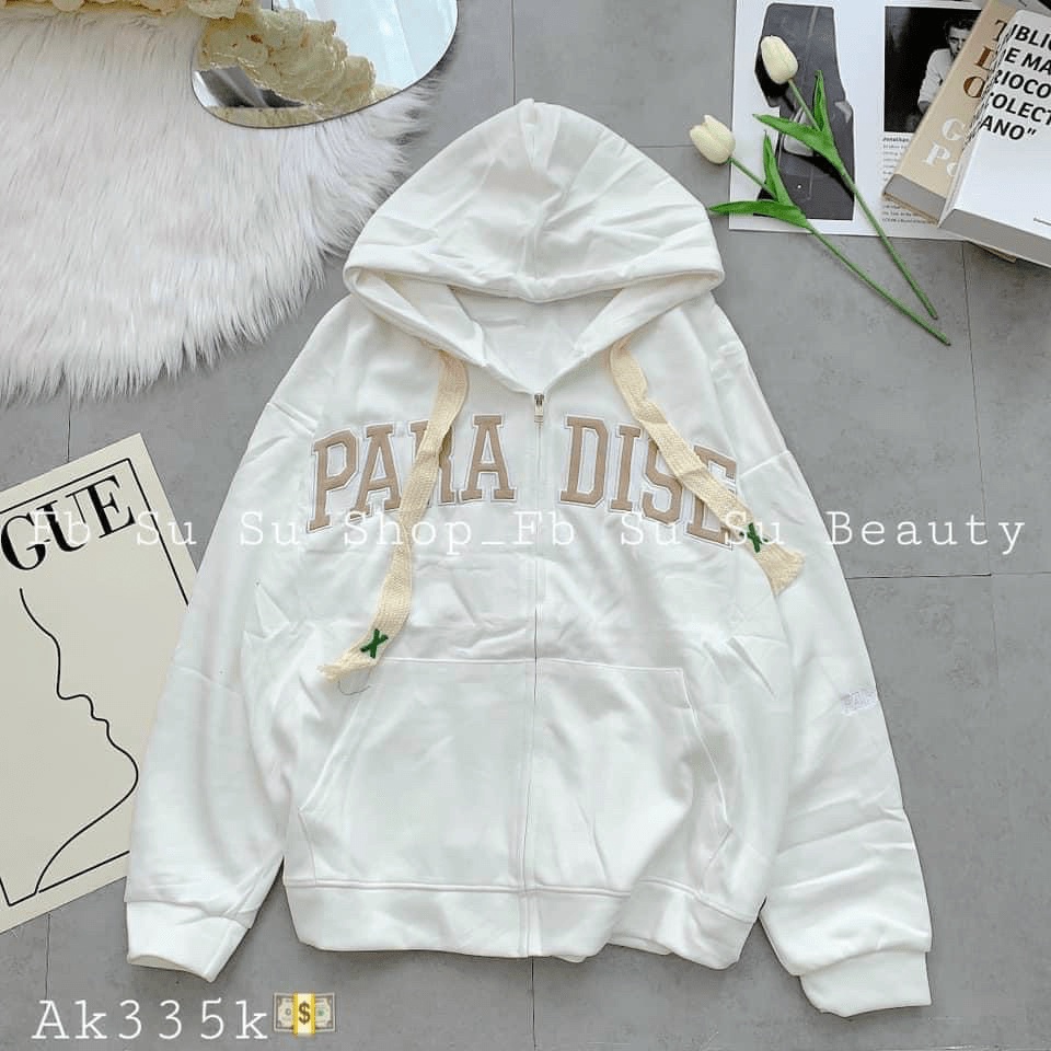 (Free Ship) Áo Khoác, ÁO Khoác Chống Nắng Chất Nỉ Pe Mềm Mịn thoáng mát Paradise h.h.p
