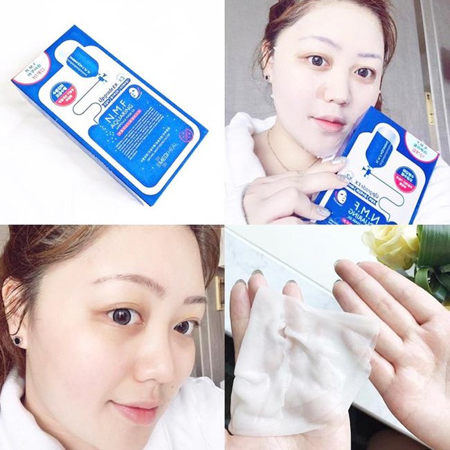 Mặt Nạ Mediheal NMF Aquaring Ampoule Mask Ex. Dưỡng Ẩm, Kiềm Dầu, Se Khít Lỗ Chân Lông, Kiểm Soát Bã Nhờn Chính Hãng