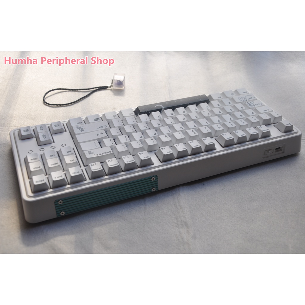 Bàn Phím Cơ 145 Phím Bằng Nhựa PBT In Hình Phi Hành Gia Xinh Xắn