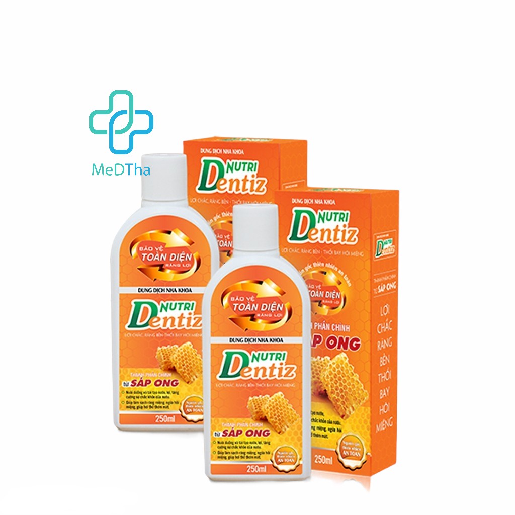 Dung dịch nha khoa Nutri Dentiz - Lợi chắc, răng bền, thổi bay hôi miệng [Chính hãng]