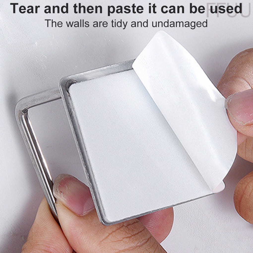 Giá đỡ miếng rửa chén/ xà phòng bằng thép không gỉ thiết kế thoát nước tiện dụng cho nhà bếp FF86