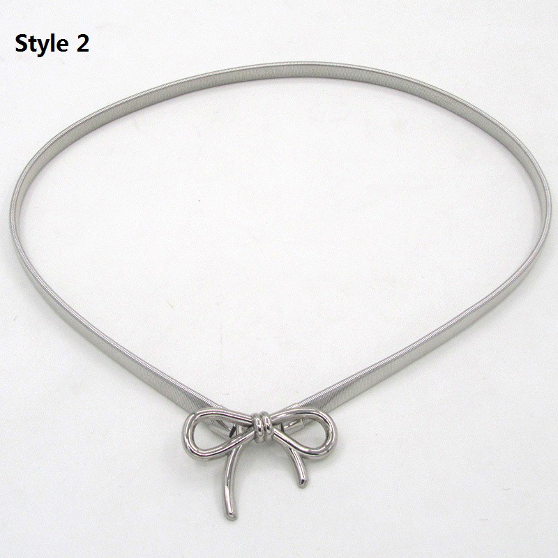 Thắt lưng kim loại đàn hồi thời trang dành cho bạn nữ