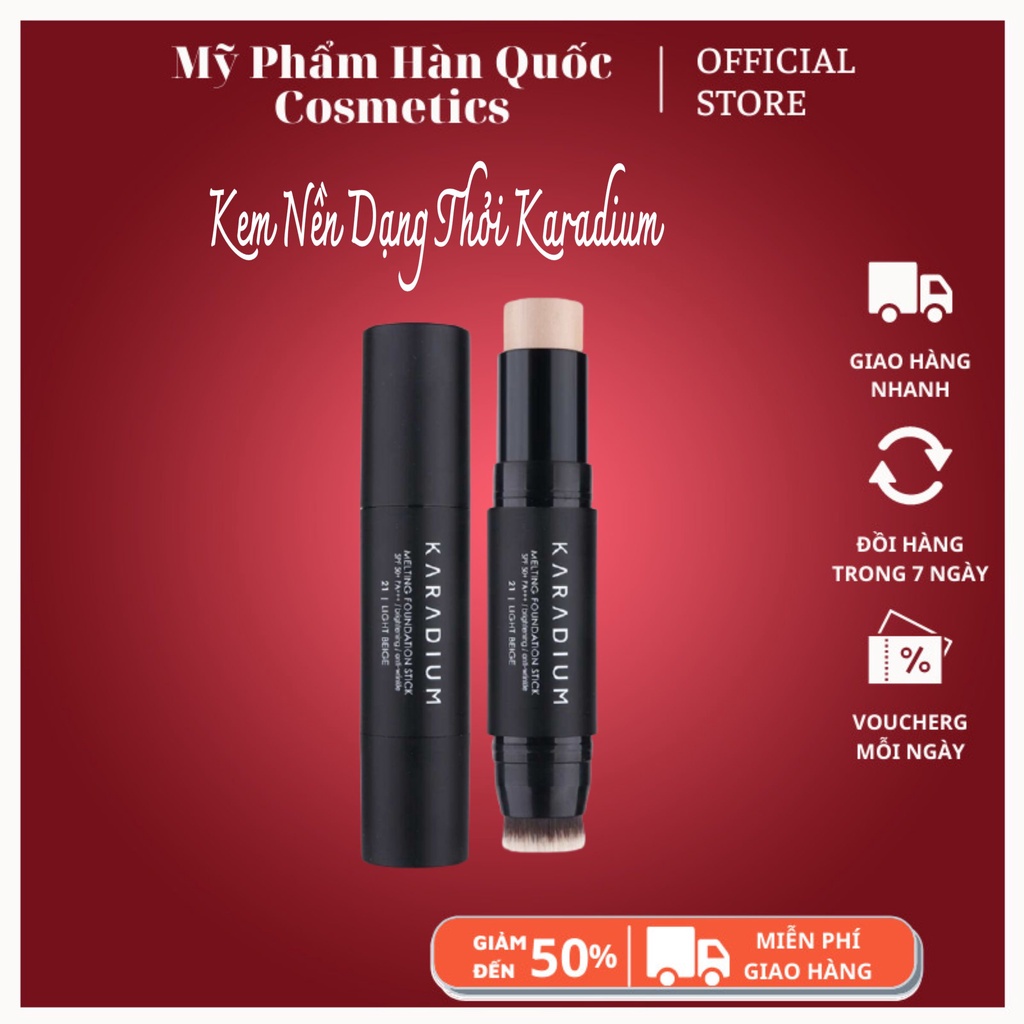 KEM NỀN SIÊU KIỀM DẦU/KARADIUM / dạng thỏi Karadium Melting Foundation Stick [hot]