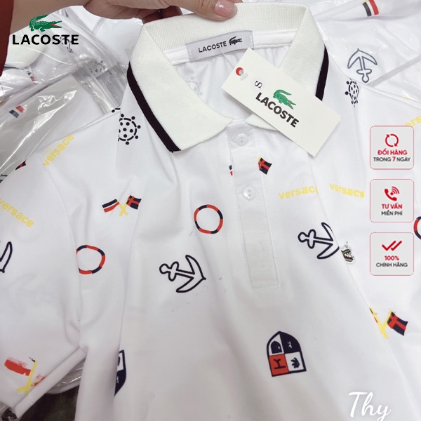 Áo Thun Polo In Họa Tiết Lacoste