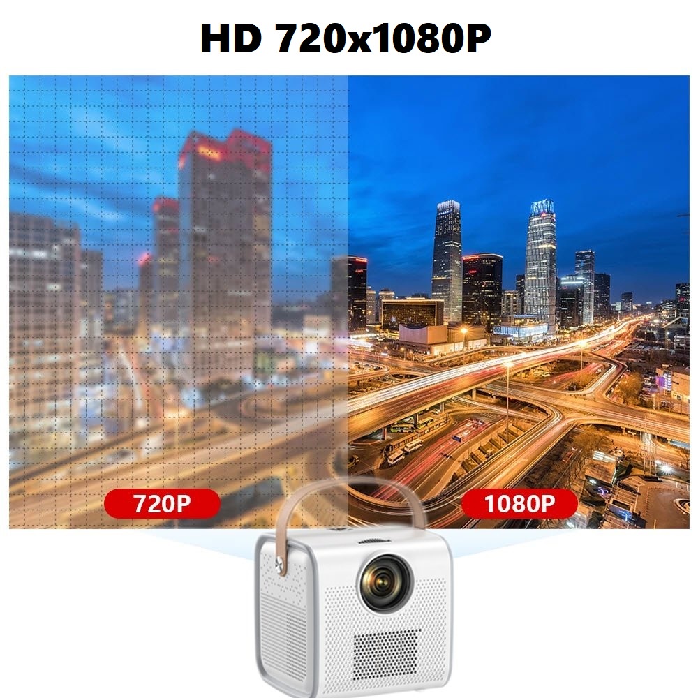 [Mã 254ELSALE giảm 7% đơn 300K] Máy chiếu cầm tay Mini S6 hệ điều hành Android - Mini Projector S6