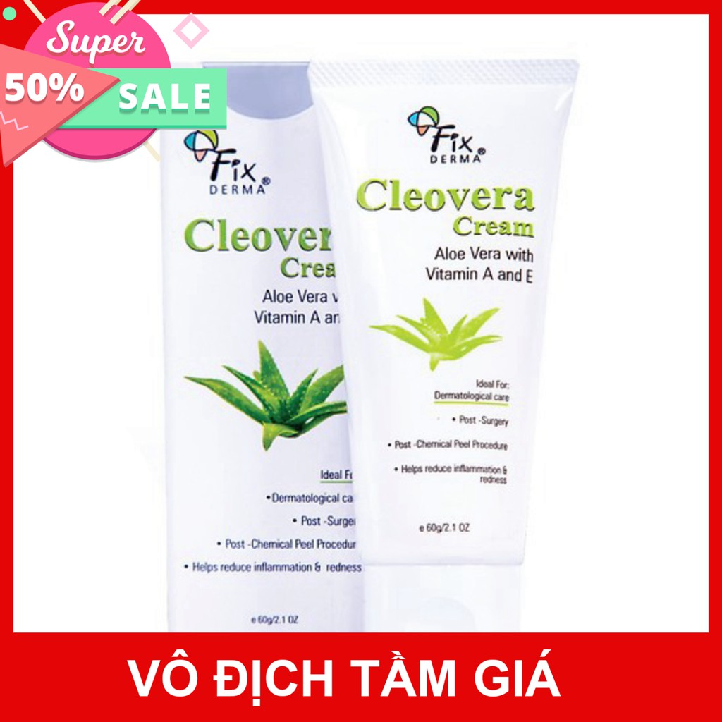 [CHÍNH HÃNG] Fixderma Kem Dưỡng Ẩm Làm Mềm Da Cleovera Cream 60g