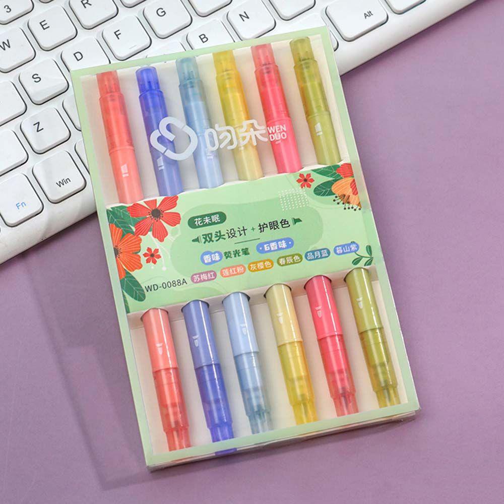 Bút Đánh Dấu Đầu Mềm Nhiều Màu Sắc Dùng Trang Trí Sổ Tay / Trường Học