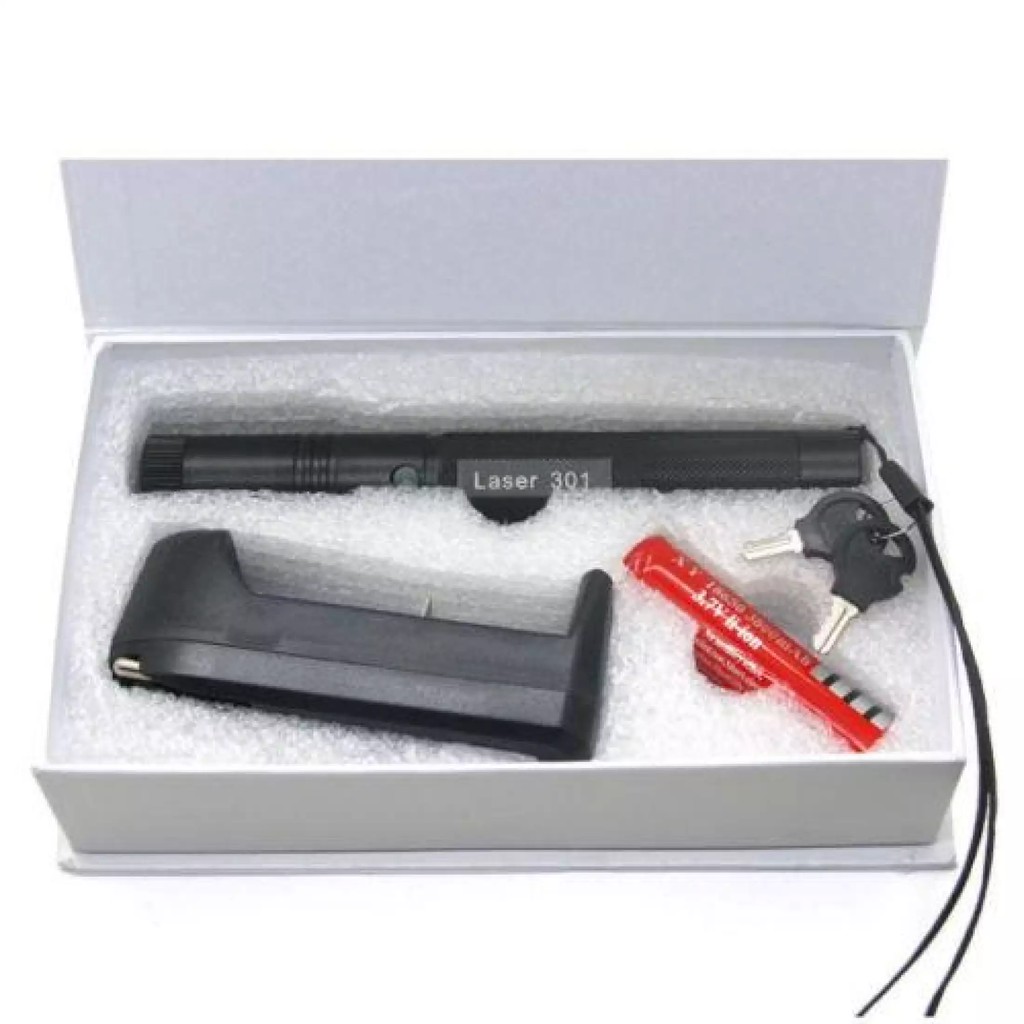 Đèn Laser - lazer - bút laze tia xanh / đỏ cực sáng công suất lớn chiếu xa 3km. Tặng kèm Pin sạc bao gồm bộ sạc