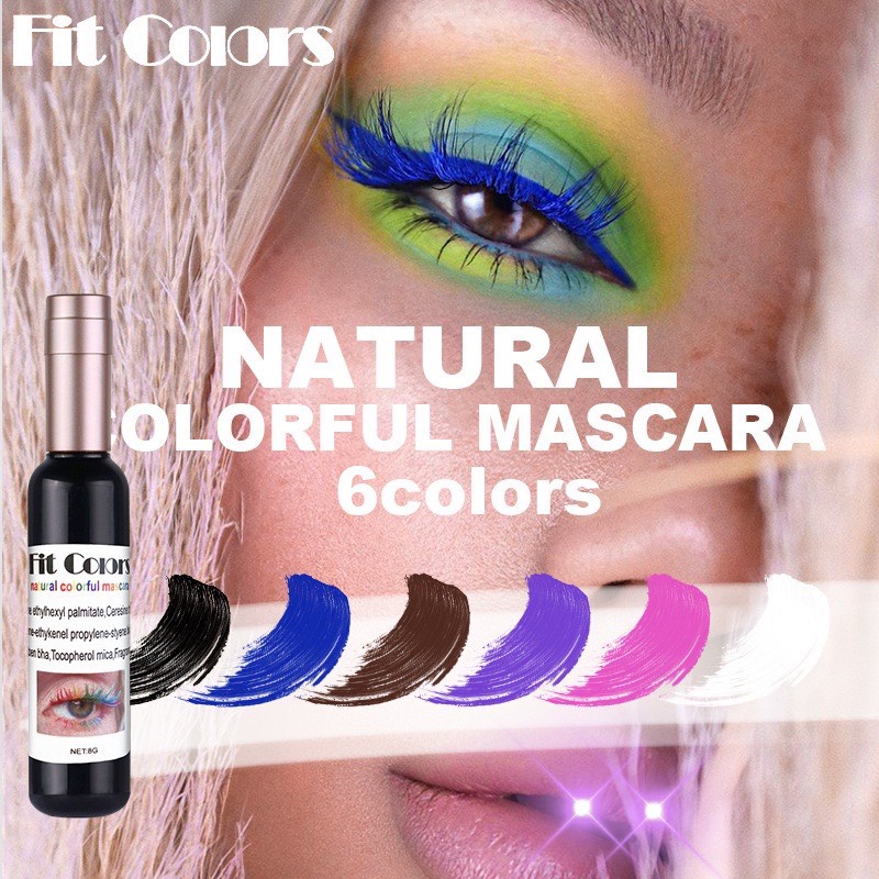 Mascara Chống Thấm Nước, Làm Dài Và Dày Mi Fit Colors [6 Màu] BellaDona Lily 9
