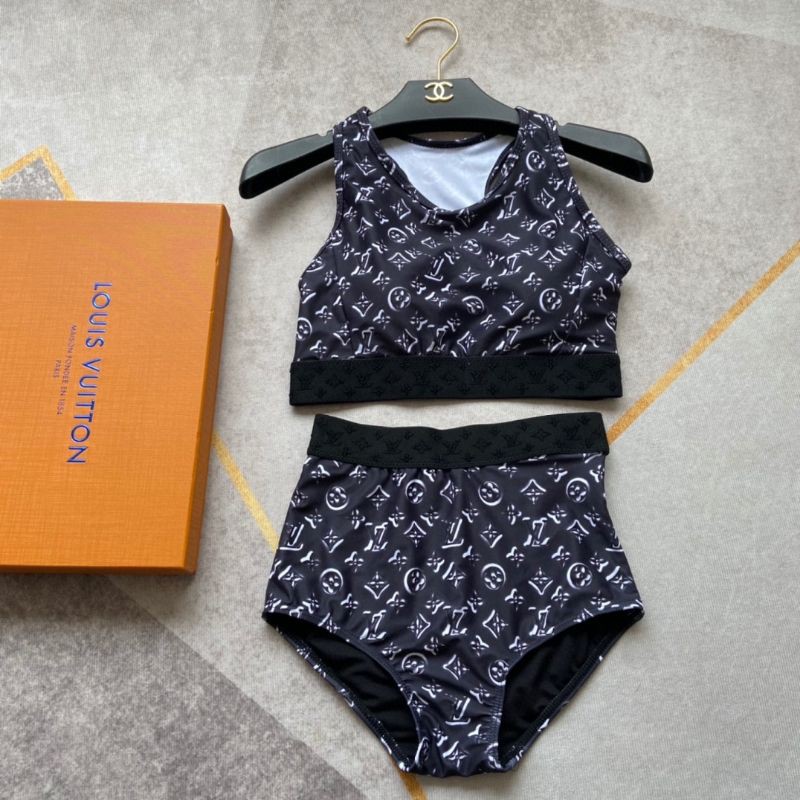bộ đồ bơi nữ áo bơi ba lỗ+quần bơi in họa tiết LV | BigBuy360 - bigbuy360.vn