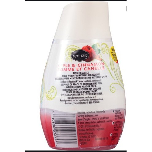 Sáp thơm RENUZIT hương táo quế 198g