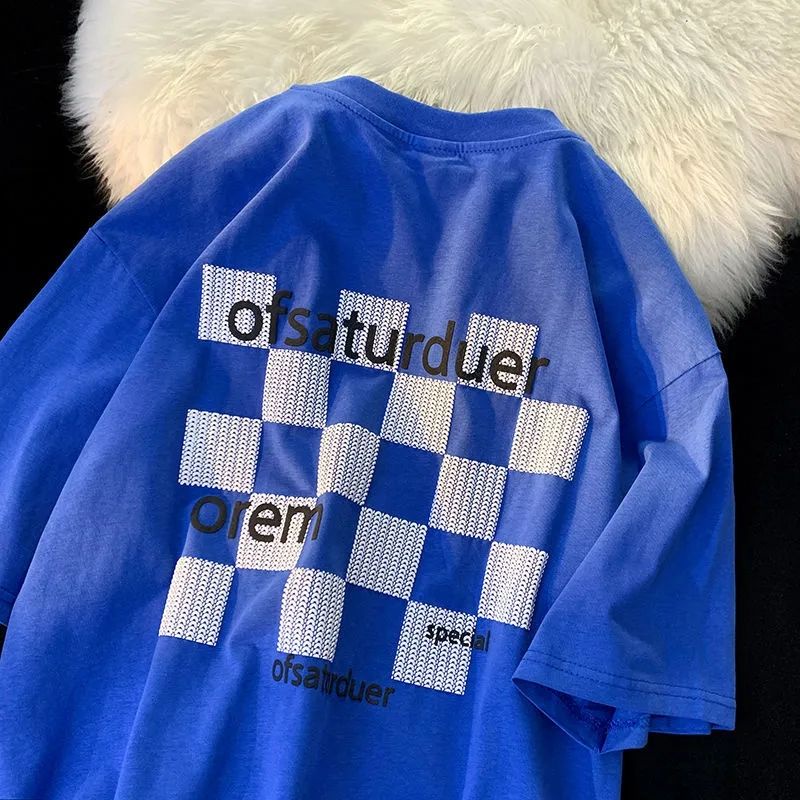 Áo phông nam hàn quốc simple áo thun nữ cổ tròn  unisex áo nam form rộng màu sắc rắn  bigsize t shirt áo đôi nam nu xu hướng in