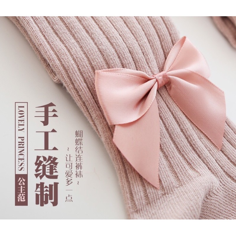 Quần tất nơ điệu cho bé( hàng qccc L1 sz 0/6m-6/8y)