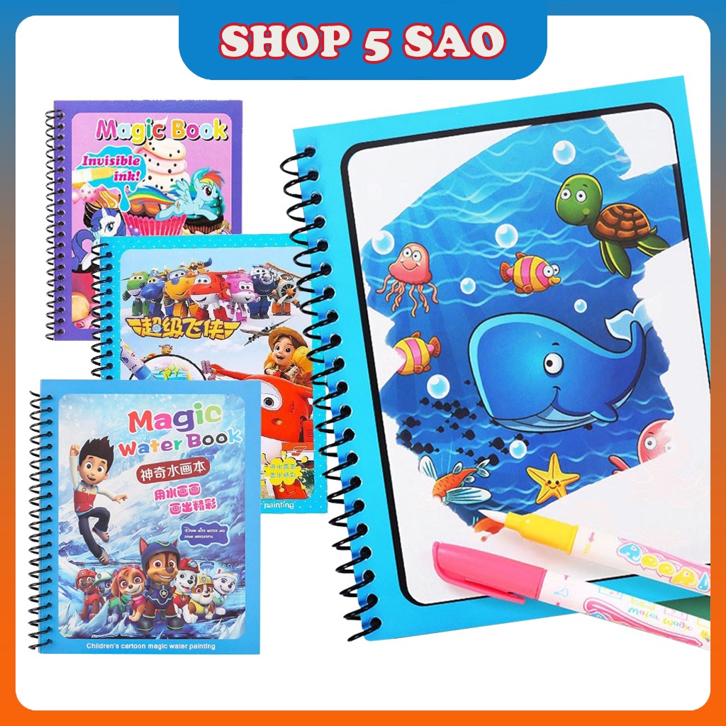 Tranh Vẽ Nước Sử Dụng Nhiều Lần Cho Bé