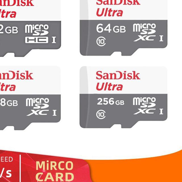 Thẻ Nhớ Sandisk 32gb 64gb 128gb 256gb Ultra Class10 80mbps