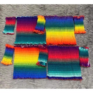 Áo Croptop Cầu Vồng