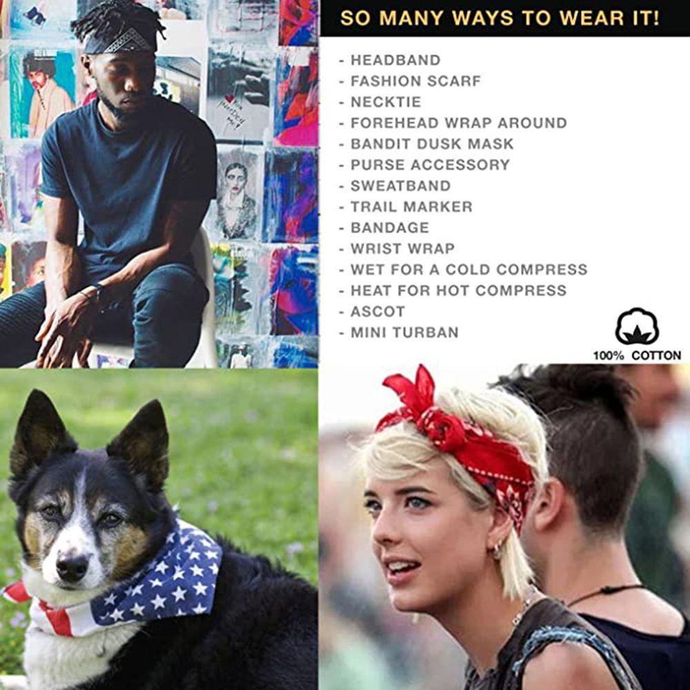 MAYSHOW Khăn Trùm Mặt Thể Thao Hình Vuông Họa Tiết Paisley