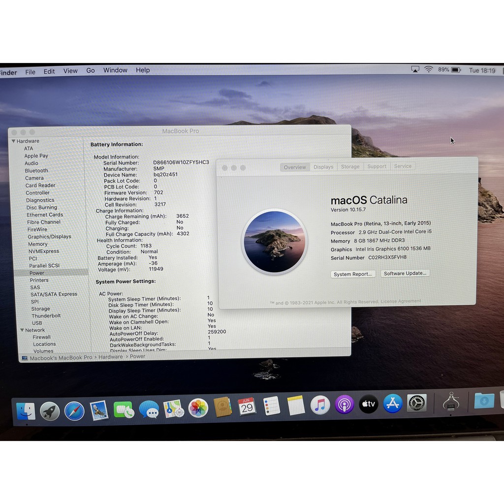 Máy tính MacBook Pro (Retina, 13-inch, 2015) Core i5 2.9Ghz / RAM 8GB / SSD 256GB MF841 | BigBuy360 - bigbuy360.vn