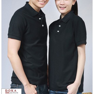 THANH LY CUỐI NĂMCOMBO 2 Áo thun cá sấu nam cao cấp, đen, DKCB007