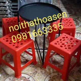 Ghế nhựa trà chanh quán cóc