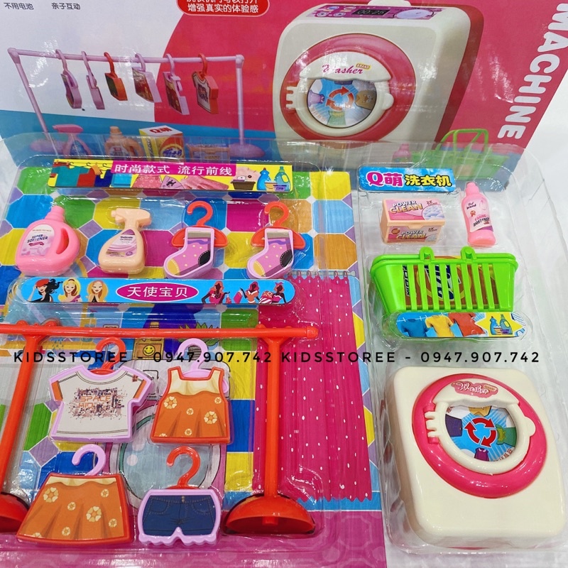 🔥𝐍𝐎𝐖 𝐒𝐇𝐈𝐏🔥Đồ Chơi Mô Hình Máy Giặt Dễ Thương Cho Bé