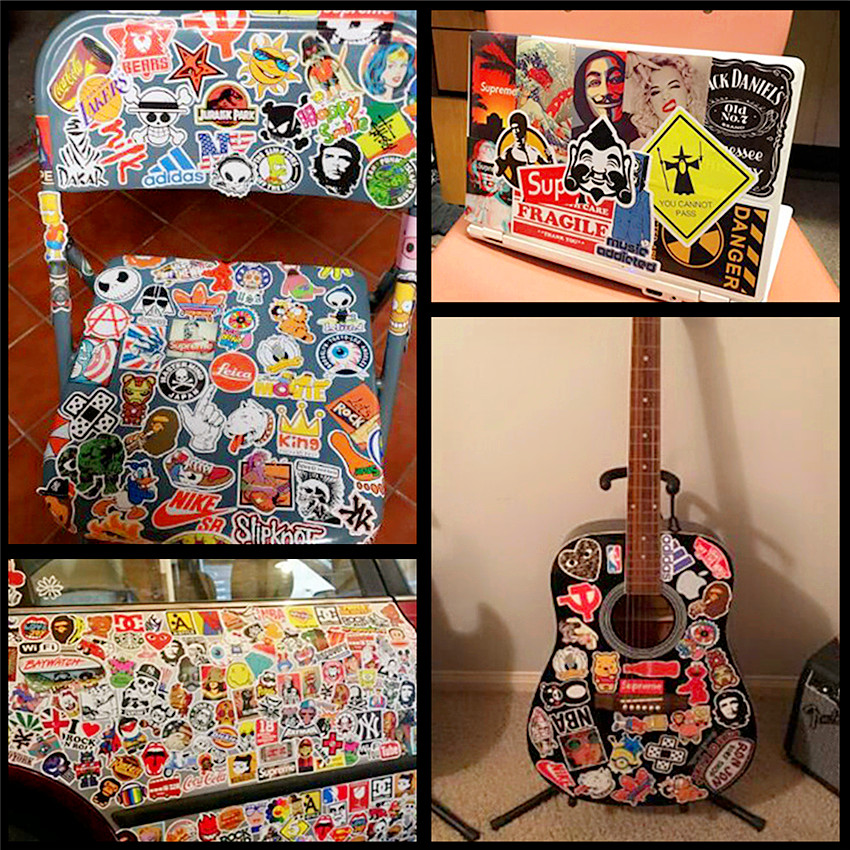 Set 10~100 Miếng Dán Chống Nước Trang Trí Đa Dụng