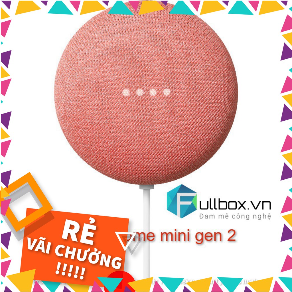 GIẢM KỊCH SÀN Loa thông minh google home mini - hỗ trợ google assistant - hàng new nobox %