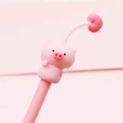 Bút Bi Cute Mực Gel, Bút Viết Silicone Cực Êm Tay Hoạt Hình Xinh Xắn Dễ Thương ANANStore