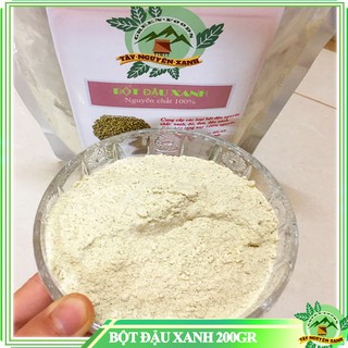 200gr BỘT ĐẬU XANH  NGUYÊN CHẤT NHÀ LÀM