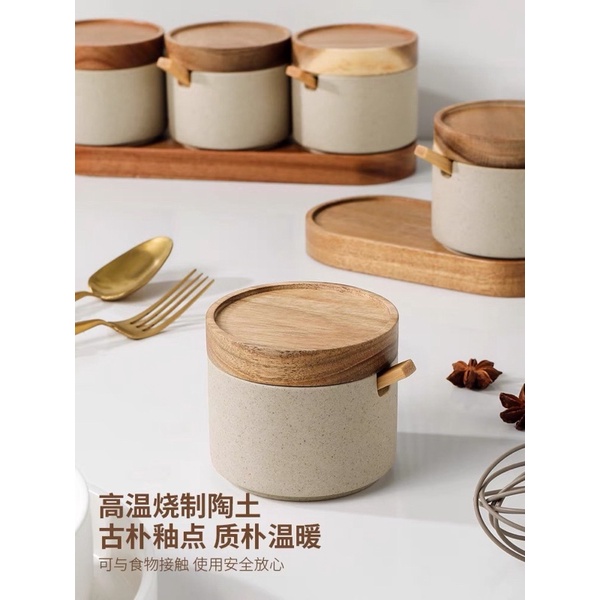 Hũ gia vị phong cách vintage