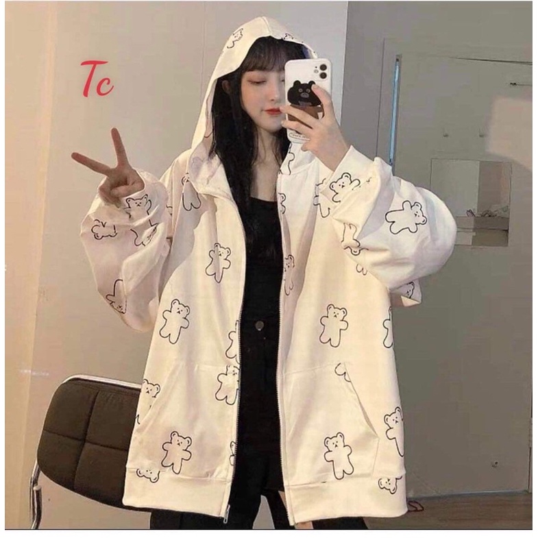 Áo khoác nỉ gấu TC6