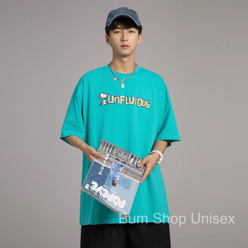 Áo Thun Tay Lỡ Unisex Form Rộng Nam Nữ - TTL734 Unfui - Chất Thun Cotton Mềm Mát - Form Unisex Oversize < 80kg | BigBuy360 - bigbuy360.vn