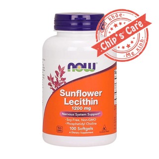 Sunflower Lecithin Now chính hãng tắc sữa