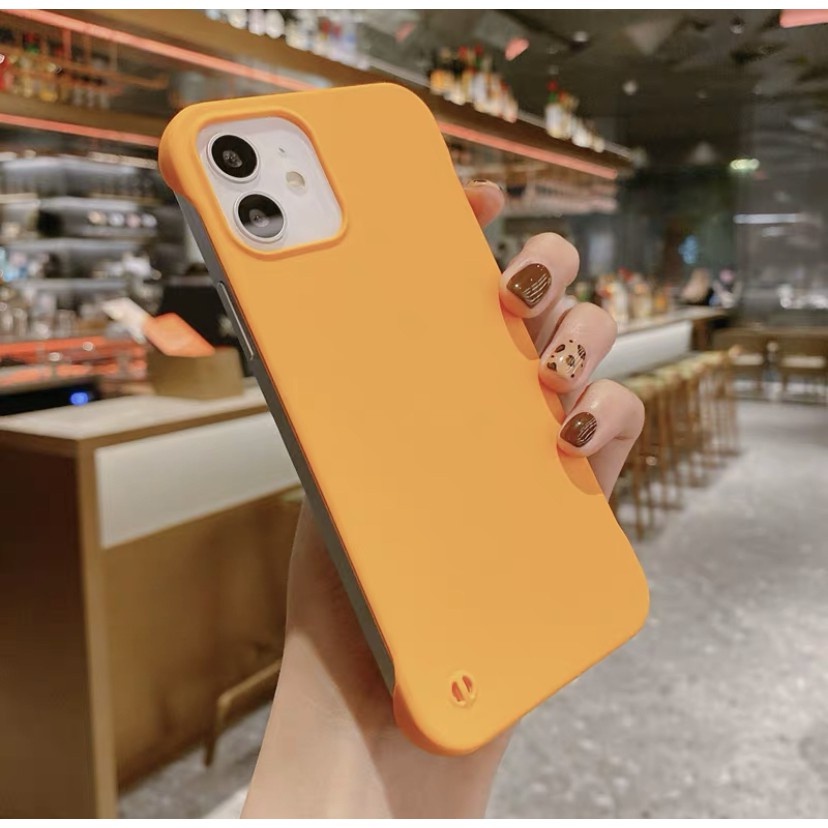 Ốp Điện Thoại Không Khung Vân Kim Loại Nhám Cho iPhone14 13 14ProMax xr 12 13 14Plus