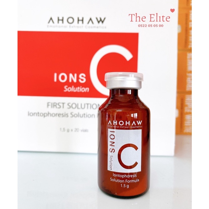 1 lọ Vitamin C làm trắng dạng bột AHOHAW - IONS C - Chính hãng 1,5 g